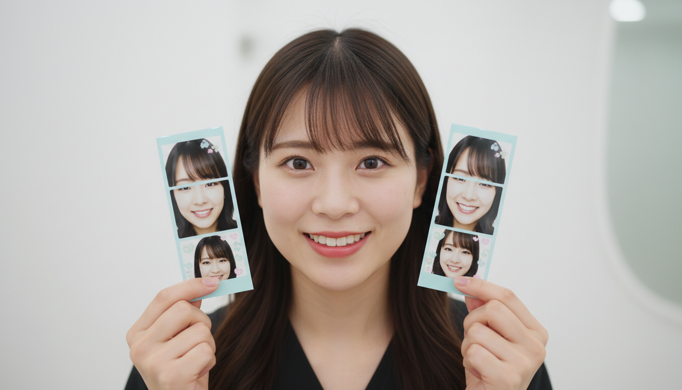 プリクラは歯並びの記録と比較に有効なツールである