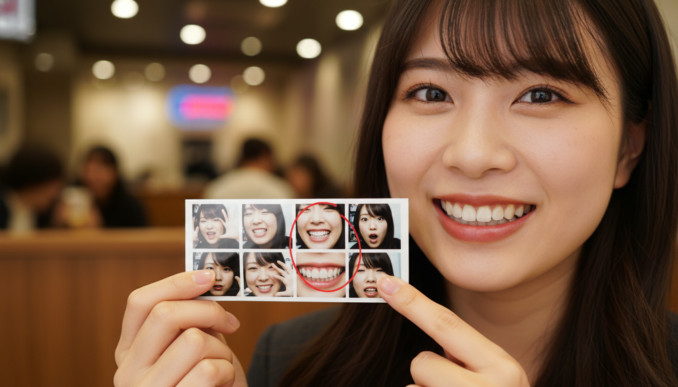 プリクラで歯並びを記録する際の注意点