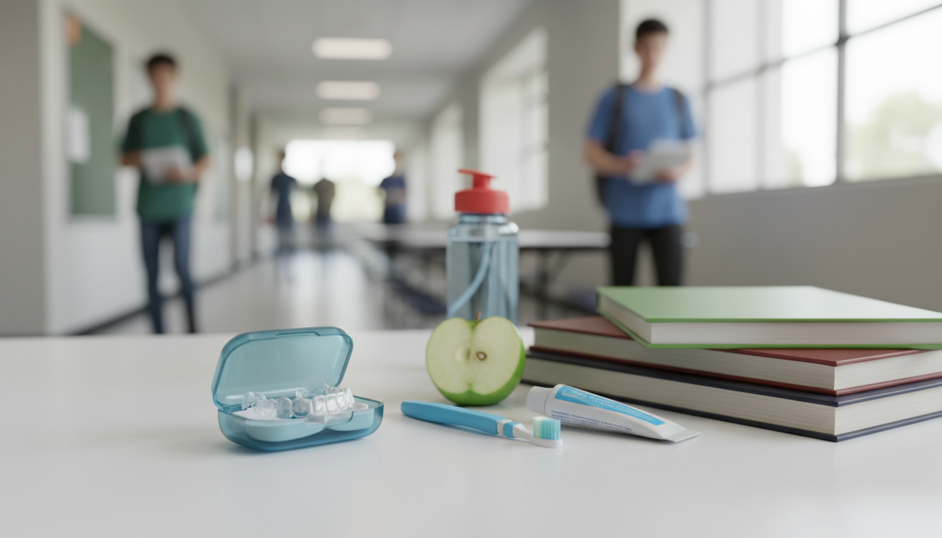 学校でのインビザライン歯磨き問題の解決策