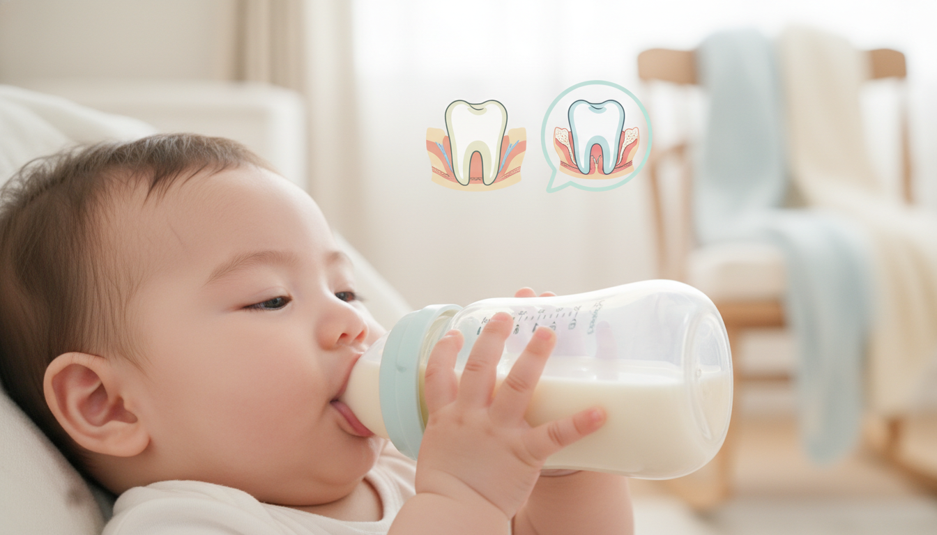 母乳実感は歯並びの形成に有効とされています