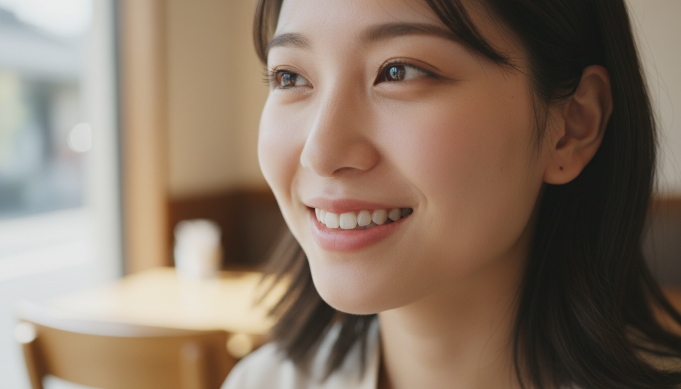 内向きの歯並びがかわいく見える理由