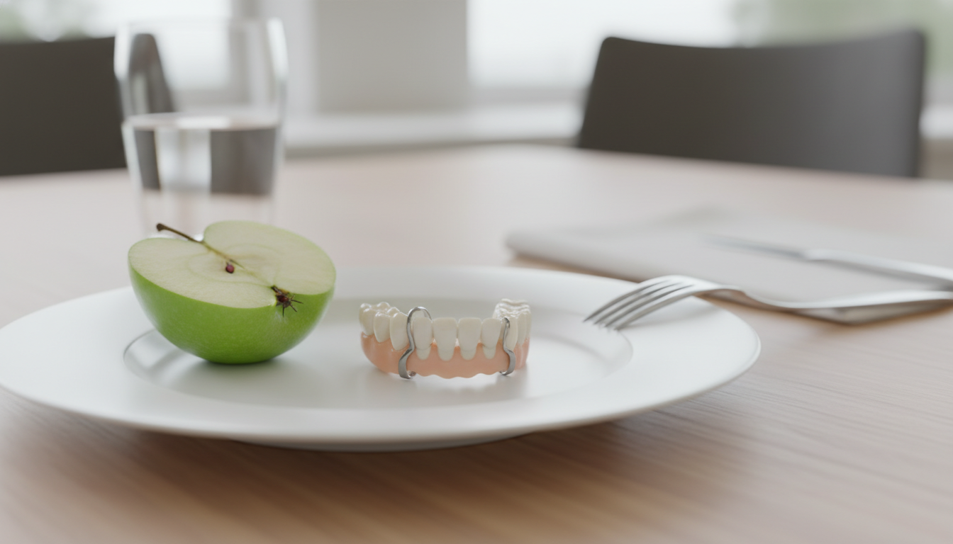 部分入れ歯を食べる時だけ外すのは推奨されません