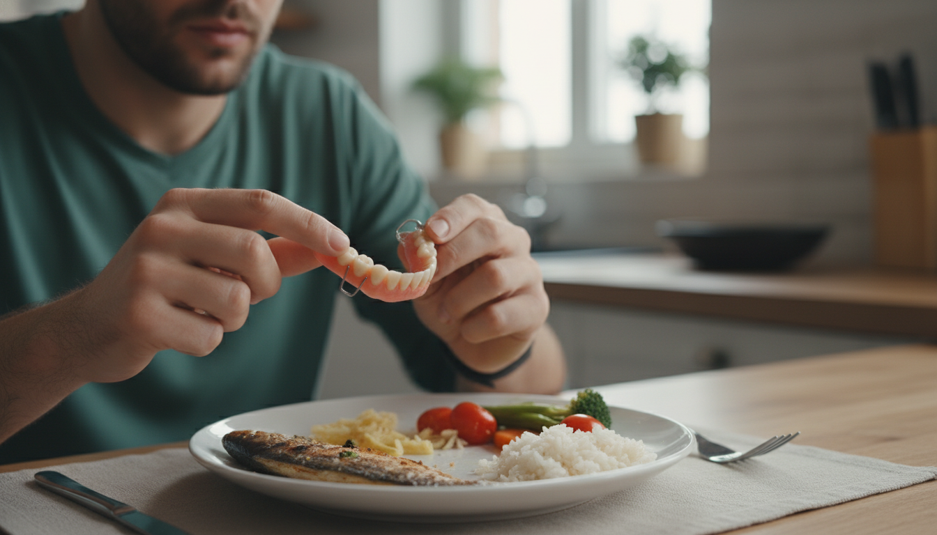 部分入れ歯を食べる時に外すべきでない理由