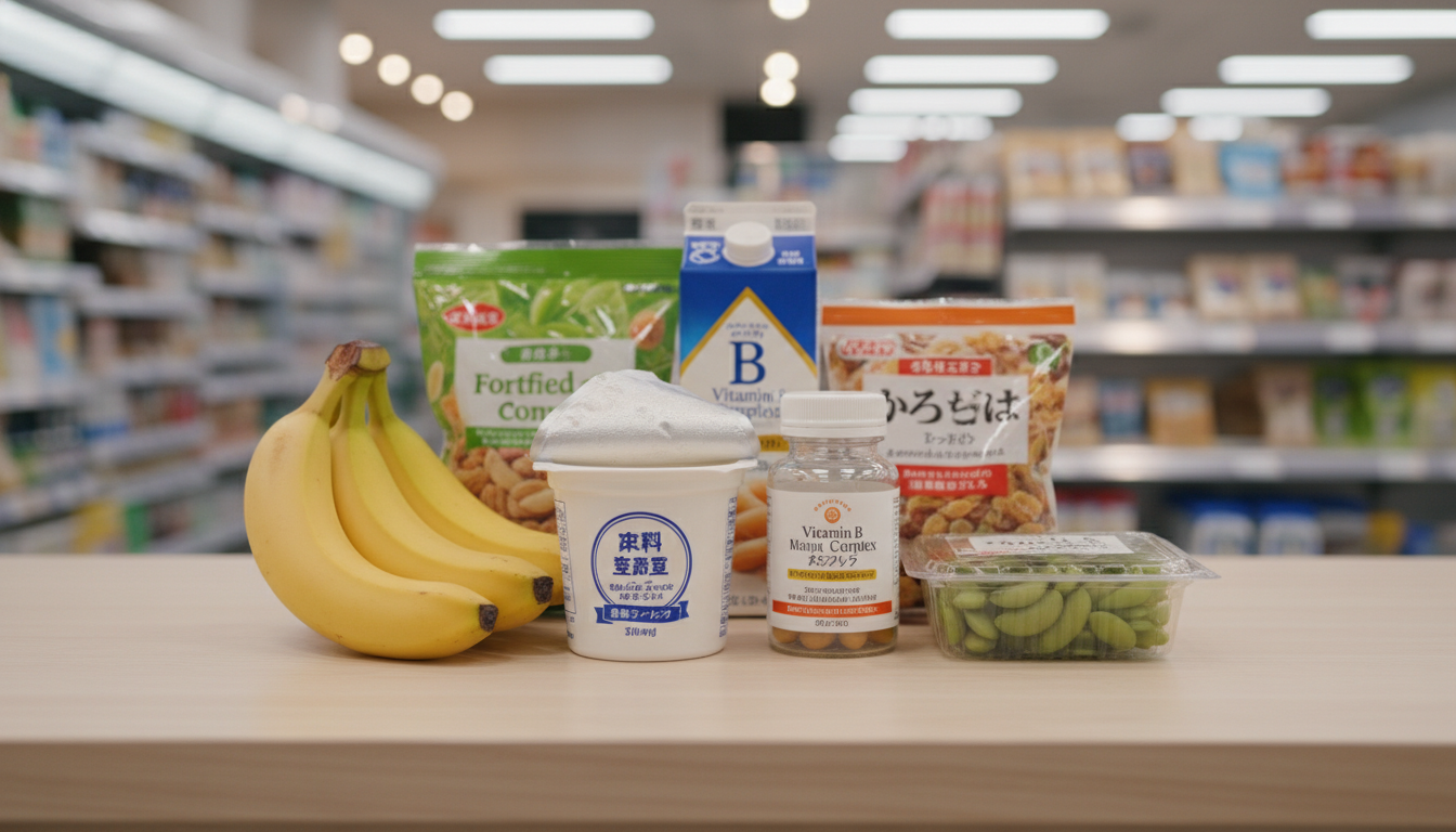 口内炎を早く治すにはビタミンB群を含むコンビニ食品を選ぶべき