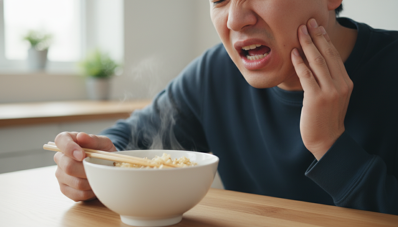 歯茎が痛くてご飯が食べられない状態は早急な対処が必要