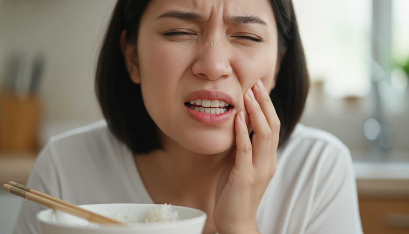 歯茎が痛くてご飯が食べられない主な原因