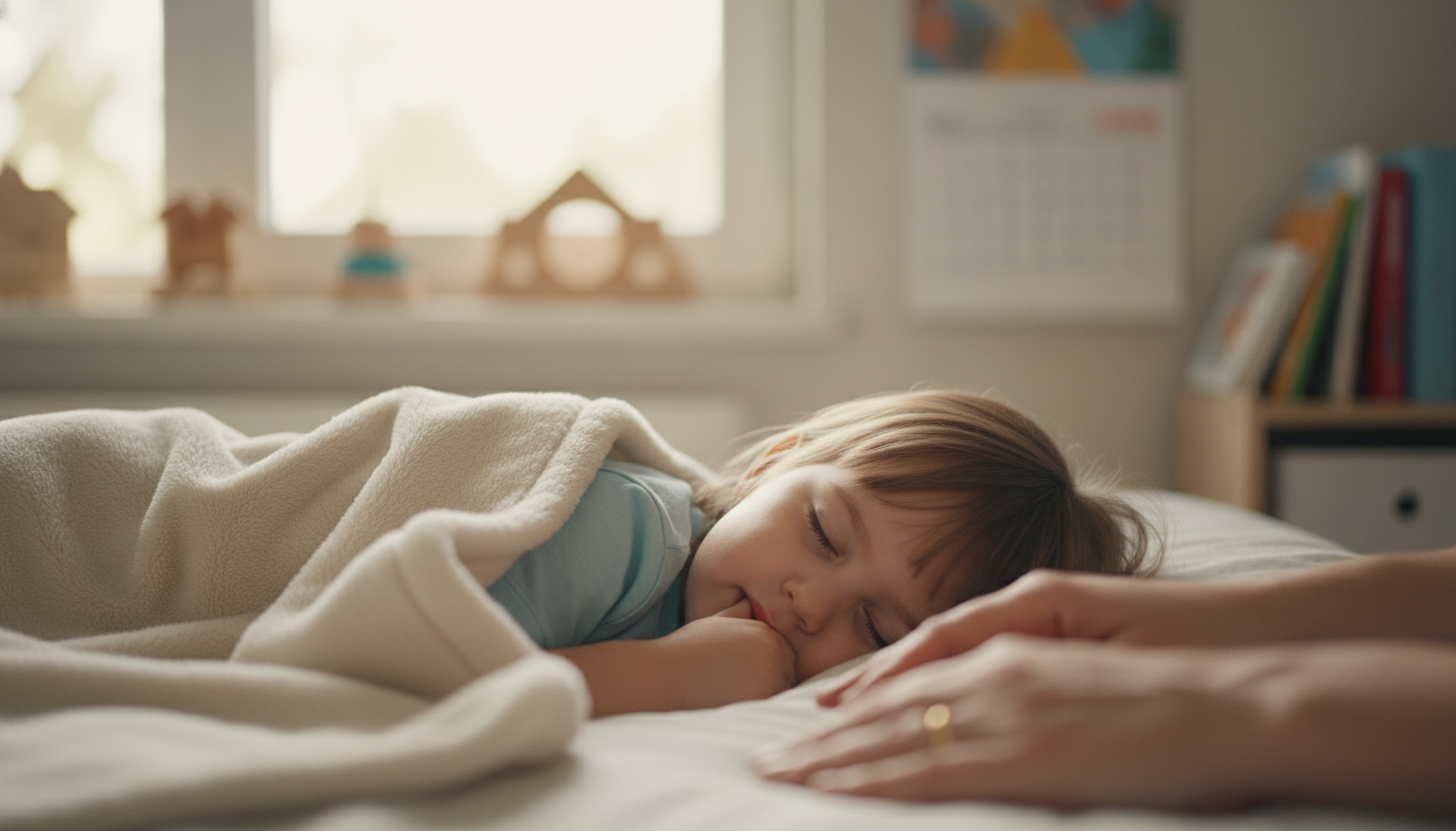 入眠時の指しゃぶりは3歳頃まで見守り、4歳以降は卒業を目指す時期