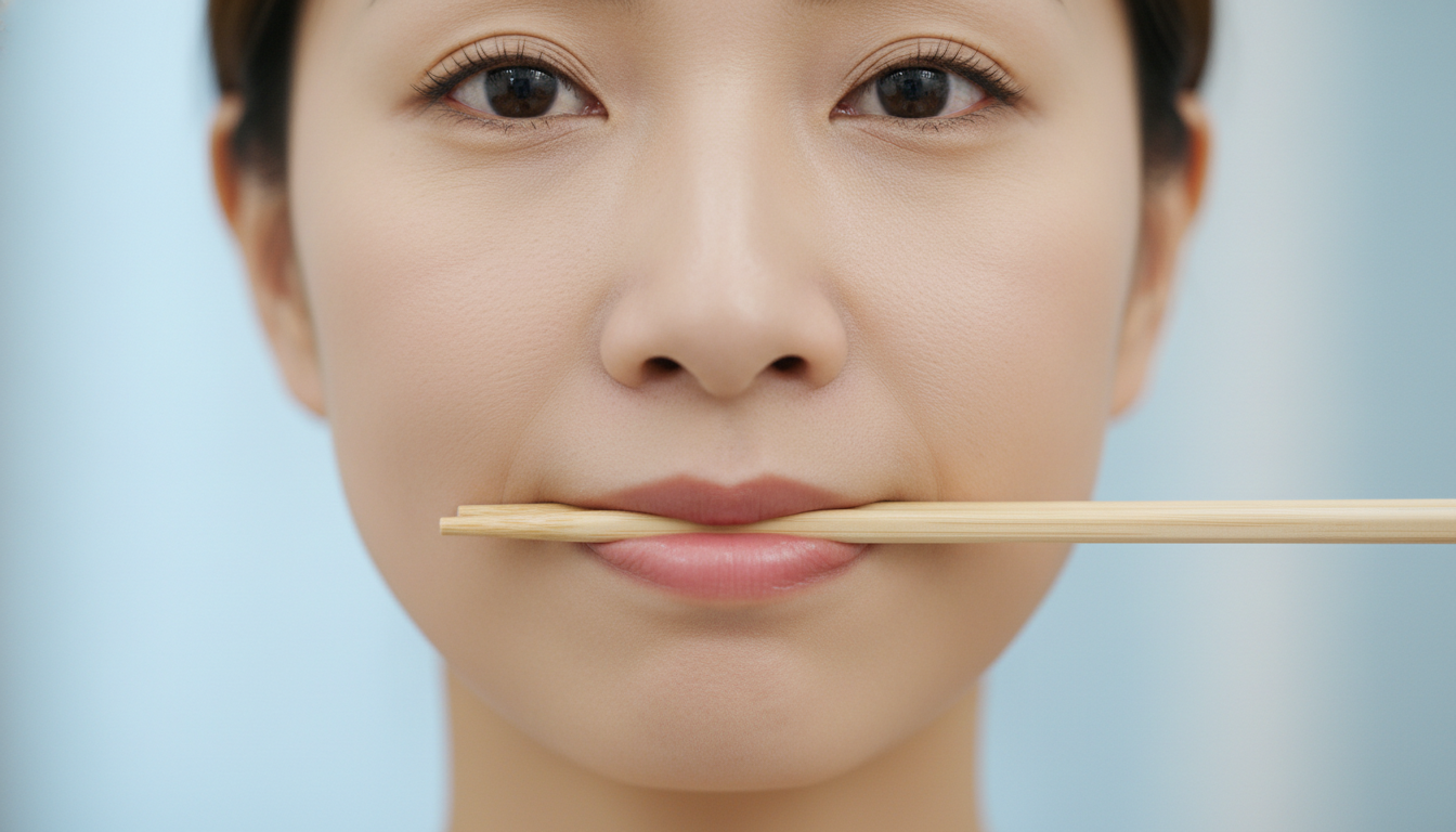 なぜ割り箸トレーニングが顔の歪みに効果的とされるのか