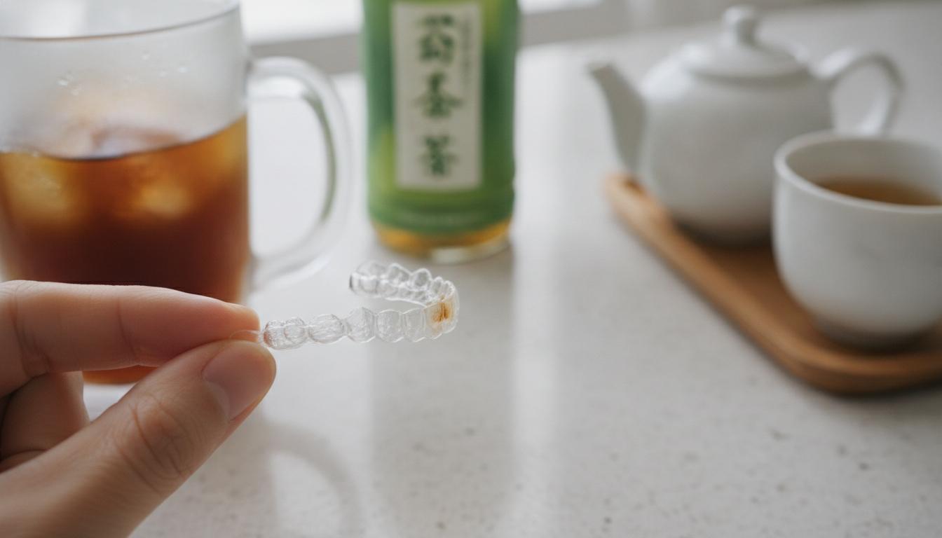 なぜインビザライン装着中にお茶を飲むべきではないのか