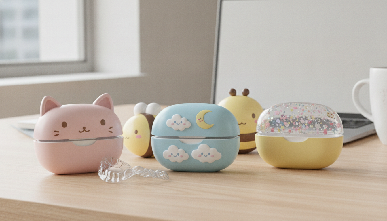 かわいいインビザラインケースの具体例