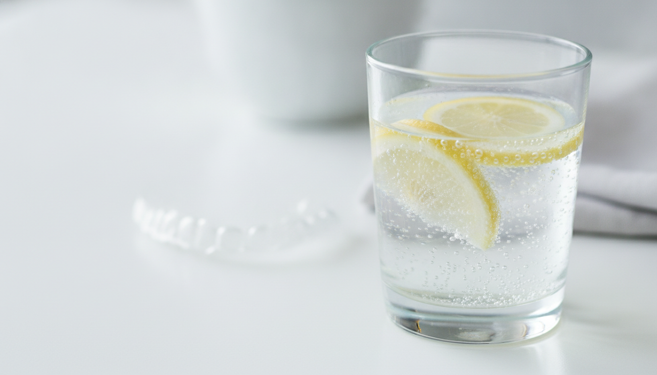 インビザライン中の炭酸水とレモン水：基本的な結論