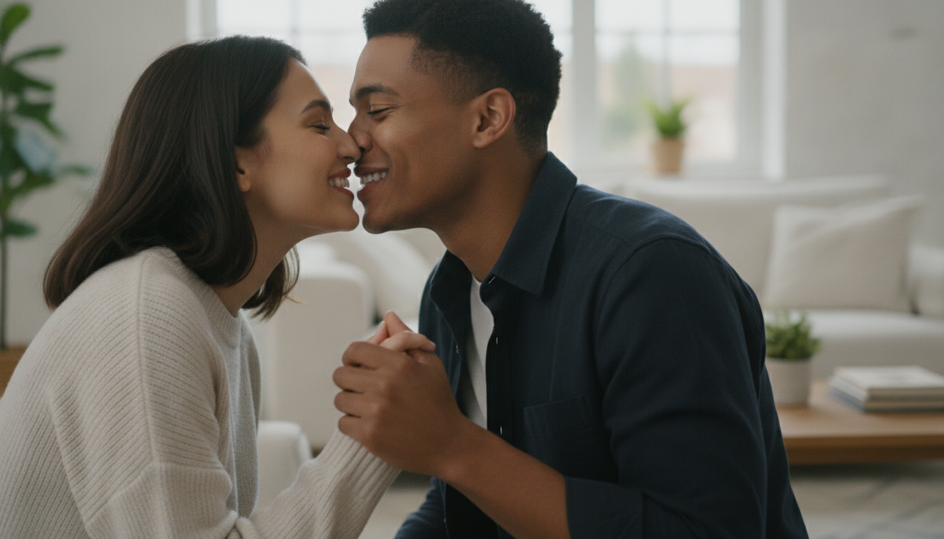 インビザライン矯正中でもキスは基本的に可能です