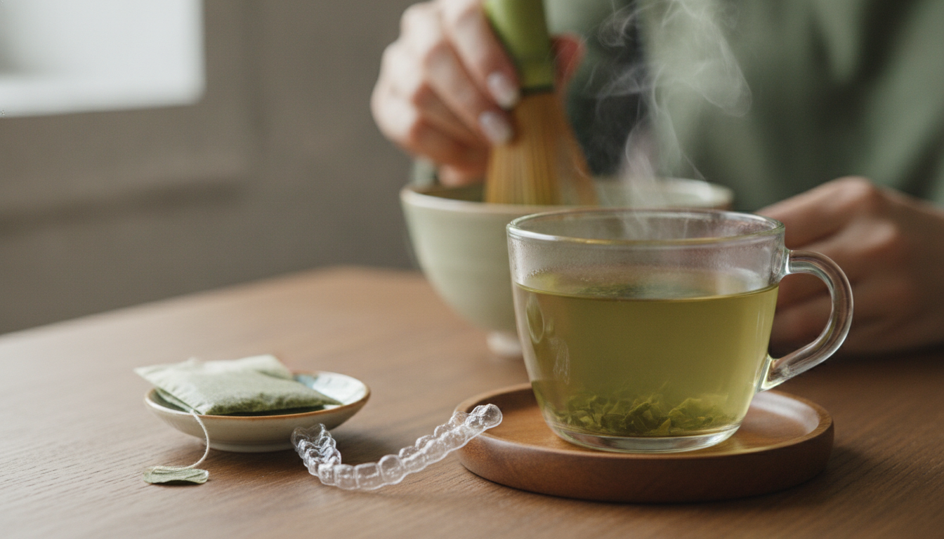 インビザライン中に緑茶を安全に楽しむ具体的な方法