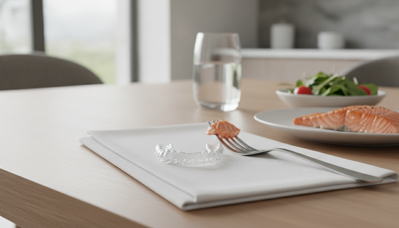 なぜ食事の時にマウスピースを外す必要があるのか