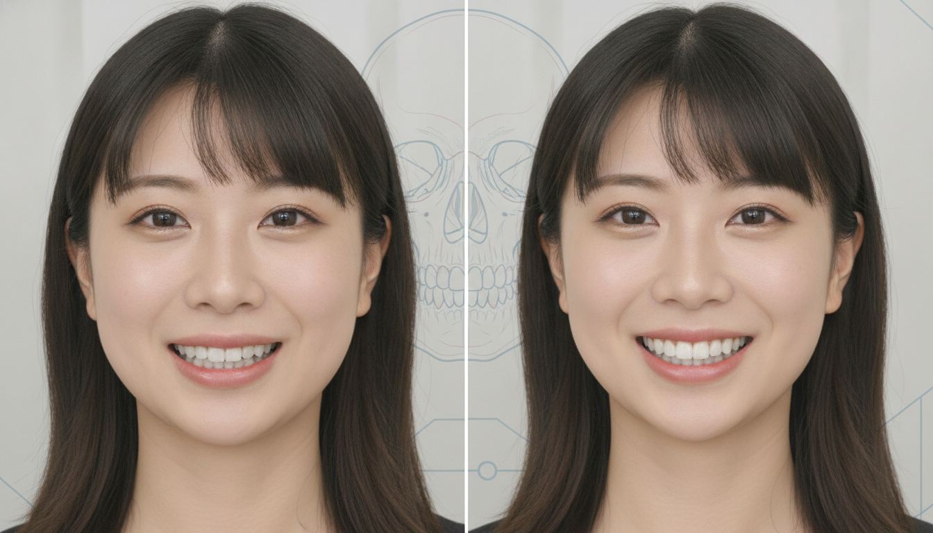 歯列矯正で顔の歪みはどこまで改善できるのか