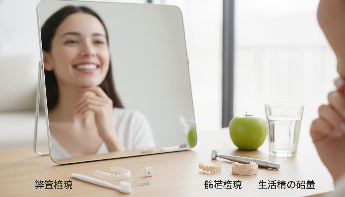 前歯の歯並びを良くする主な方法