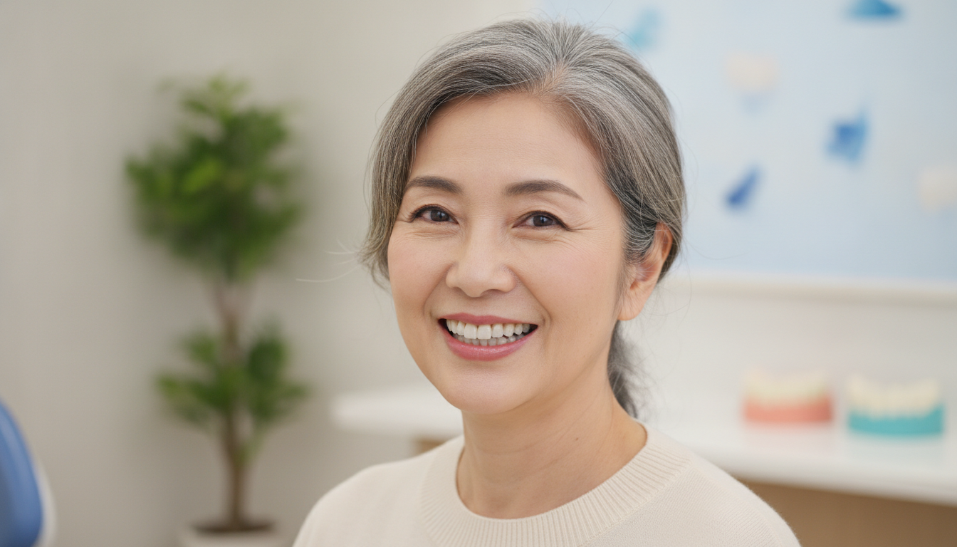60代の歯並びの悪さは、放置せずに対処できる問題です