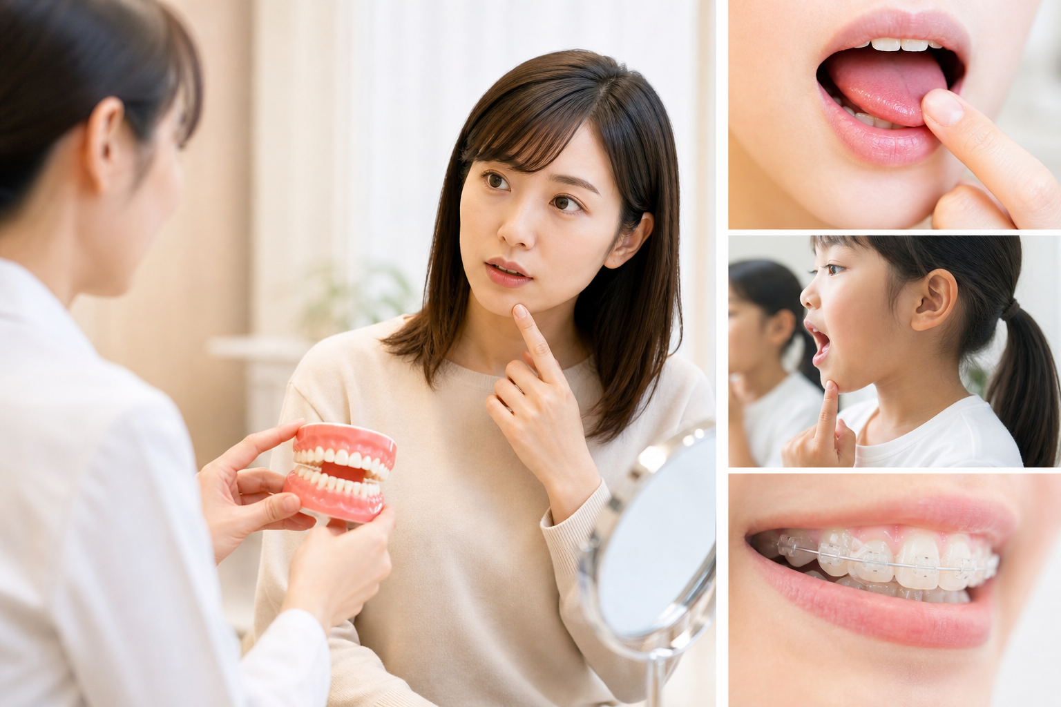 発音の改善には矯正治療と機能トレーニングの組み合わせが有効とされる