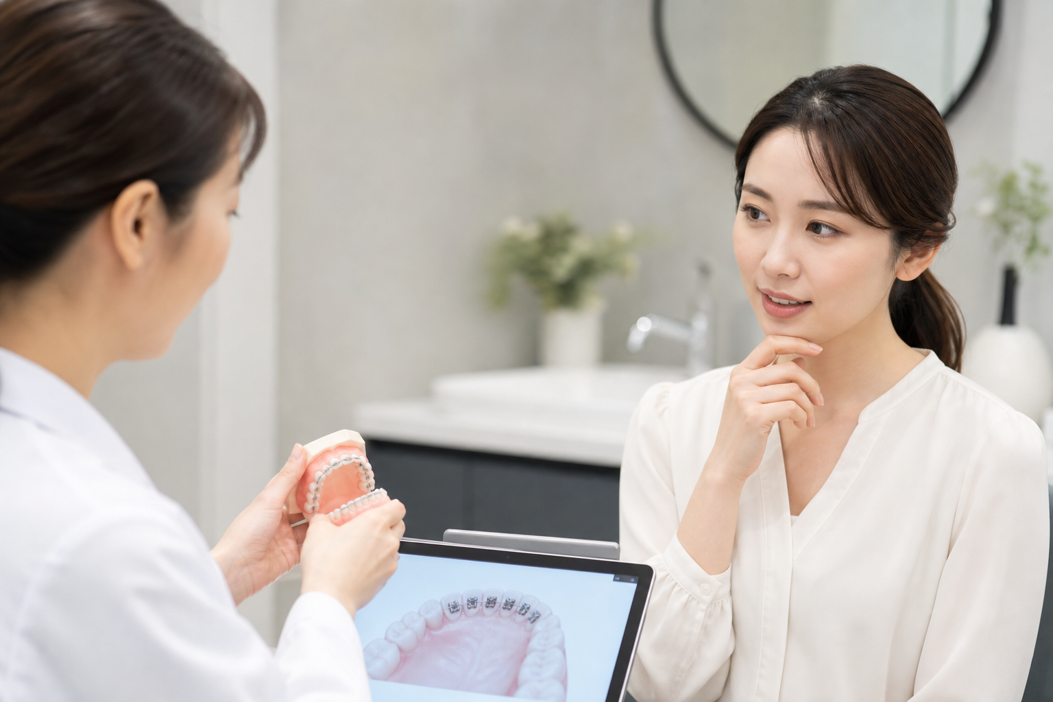 裏側矯正で喋りにくくなるのは事実だが、一時的なものにとどまる