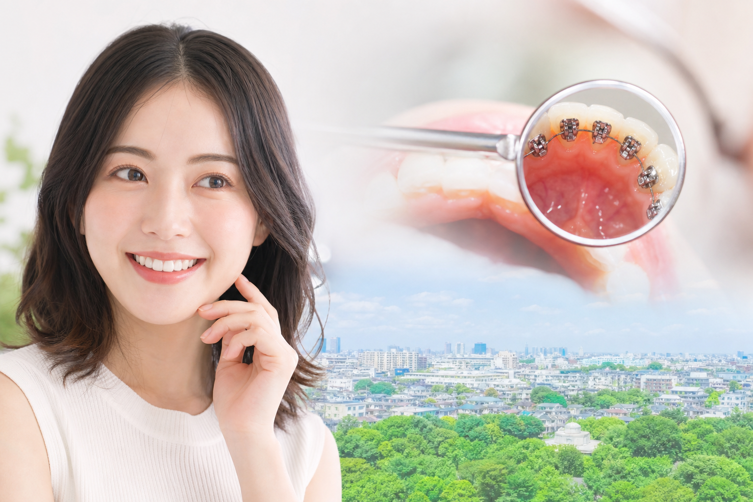 杉並区の裏側矯正対応エリアと費用の具体例