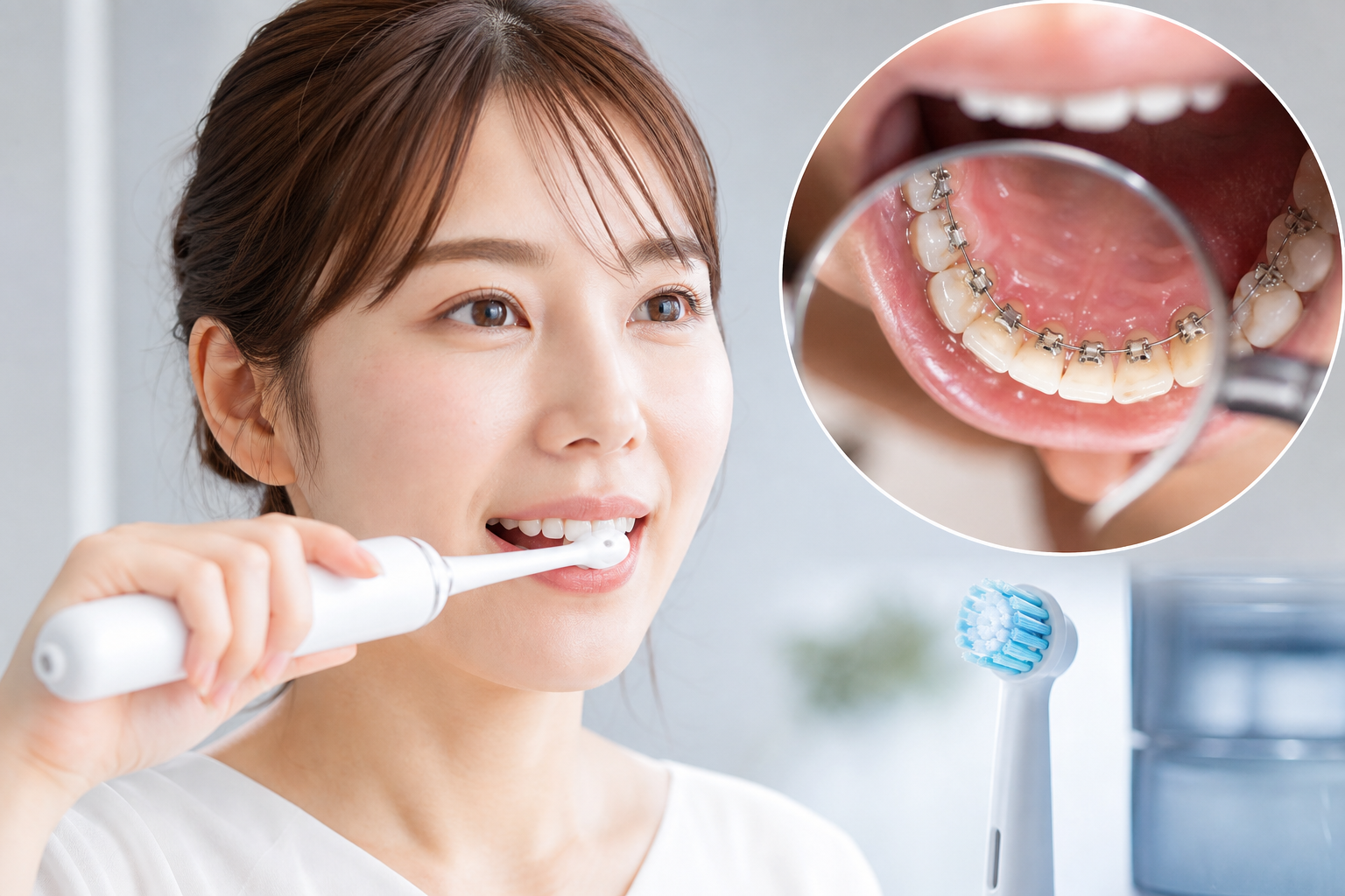 電動歯ブラシを使った裏側の正しい磨き方：具体的な方法