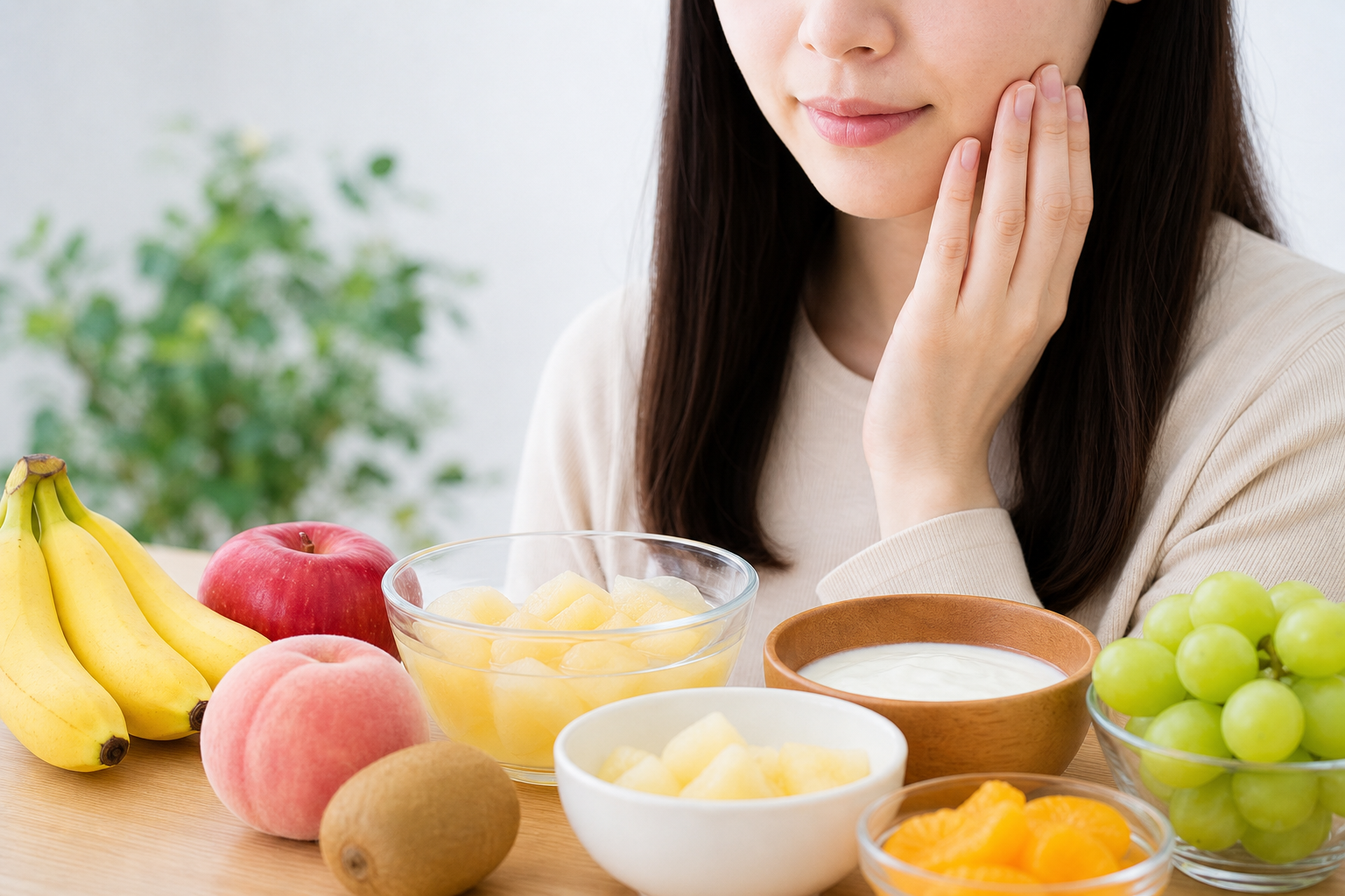 口内炎のときに食べるべきフルーツと食べ方の具体例